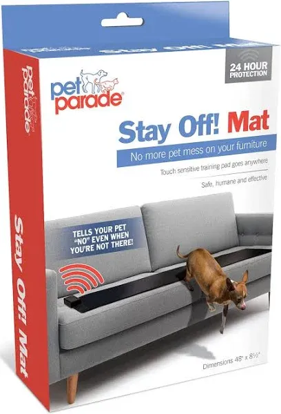 Pet Parade Stay Off! Mat Indoor Pet Training Sonic Repellent for Dogs and Cats