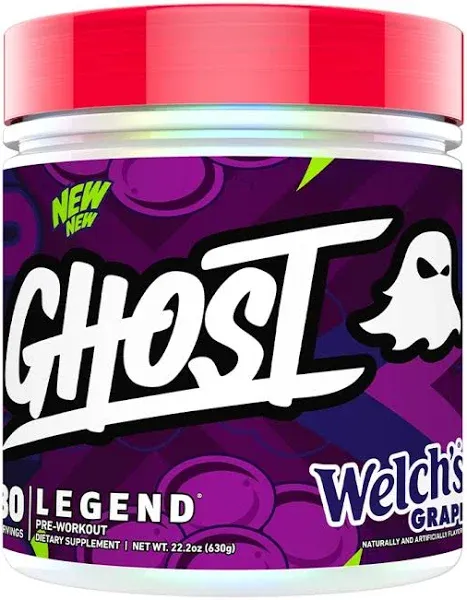 Ghost Pre-Workout Warheads Supplement Powder, Sour Watermelon (23.3 oz)