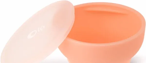 Olababy Silicone Suction Bowl with Lid