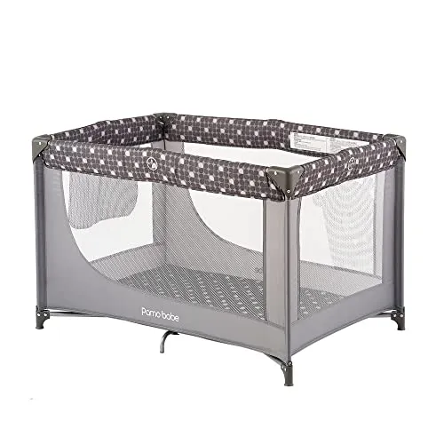 Pamo Babe Portable Crib with Mattress and Carry Bag