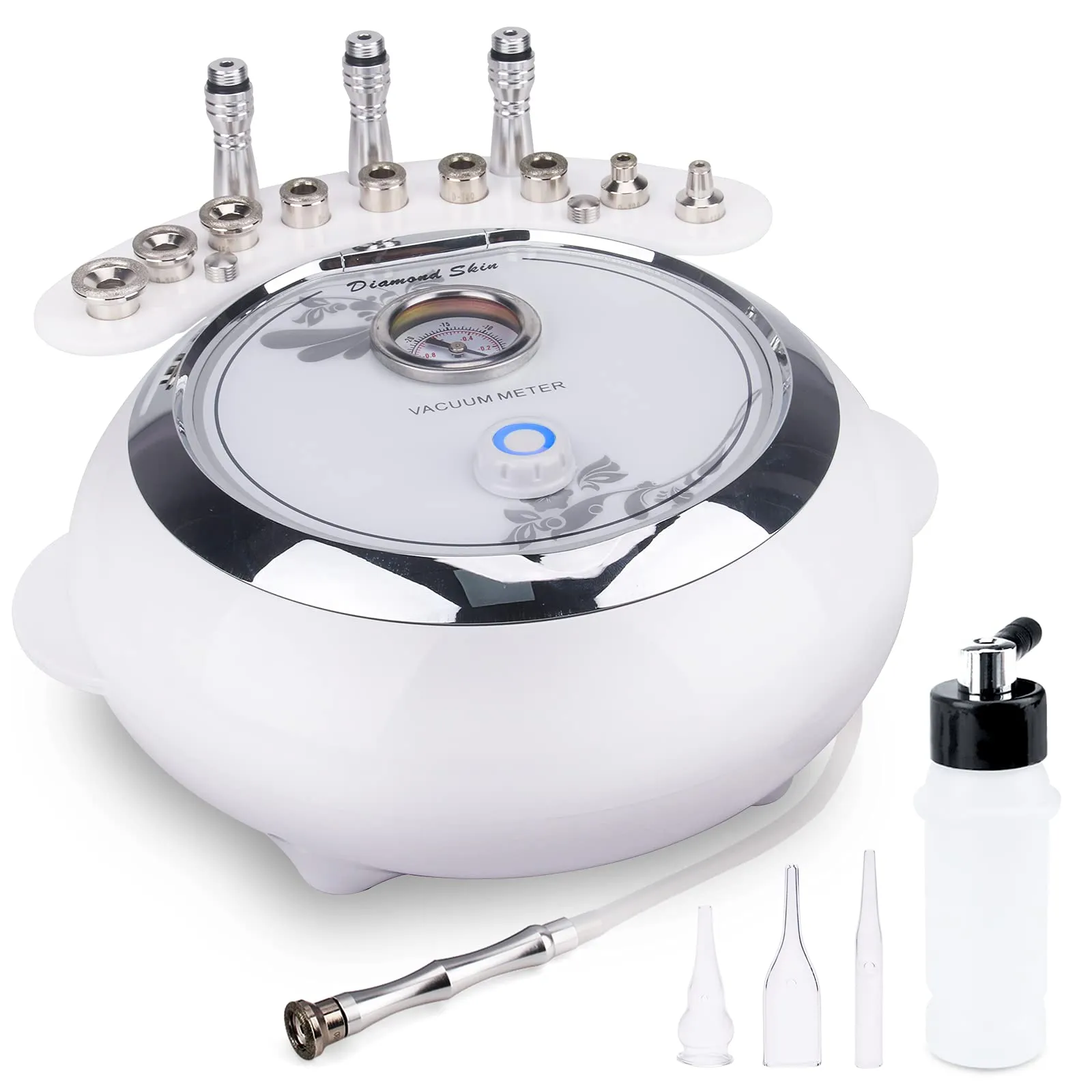 3 in 1 Professional Dermabrasion Equipment 65-68cmHg Suction Power Diamond Microdermabrasion Machine for Facial Skin Care