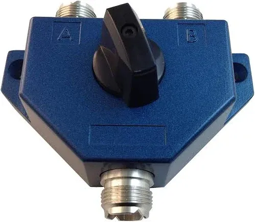 TW-102BLUE 2 Position Coaxial Switch for 144/440MHz HAM CB or HF/VHF/UHF Radi...