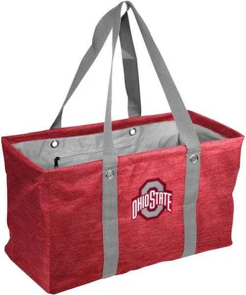 Logo Brands Ohio State Buckeyes Crosshatch Picnic Caddy