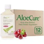 Pure Aloe Vera Juice Grape Flavor - USDA Certified Organic by AloeCure