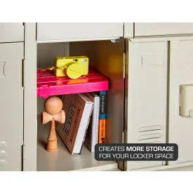 LockerMate Adjust-A-Shelf Locker Shelf, Easy to Use, Extends to Fit Your Lock...