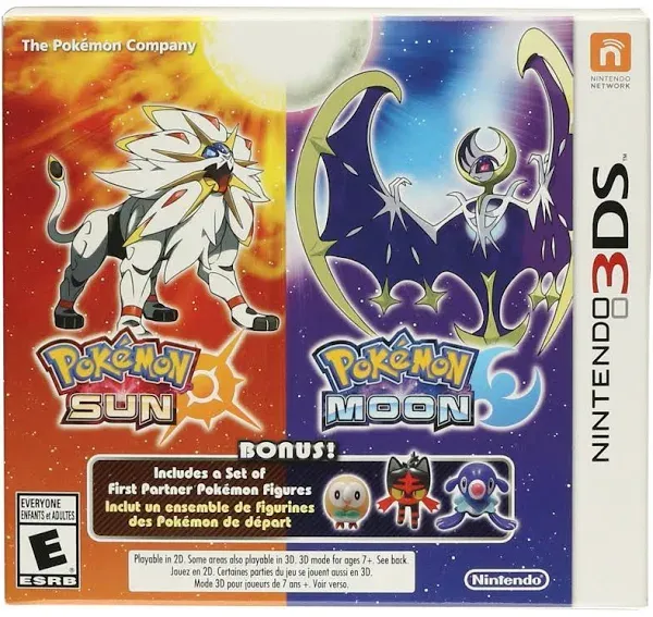 Pokémon Moon  (Nintendo 3DS, 2016)