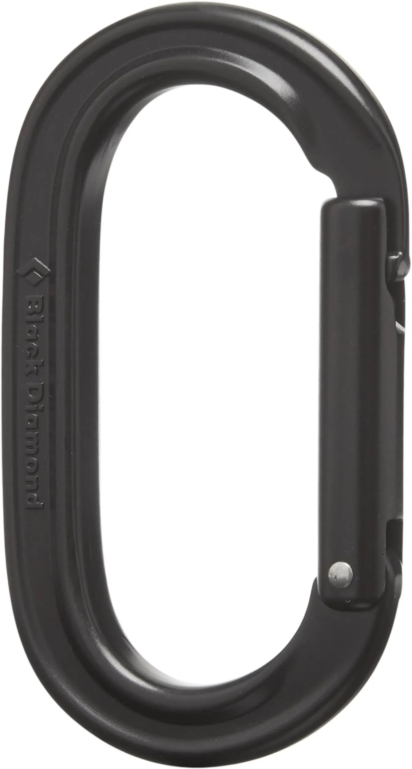 Black Diamond Oval Keylock Carabiner - Black