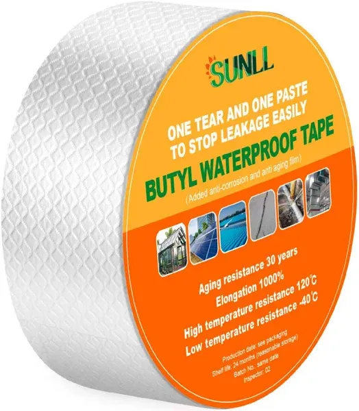 SUNLL Butyl Tape Upgraded Leak Proof Waterproof Butyl Strip Repair