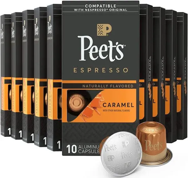 Peet's Coffee Dark Roast Espresso Capsules