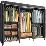 VIPEK V10C Heavy Duty Covered Clothes Rack Portable Wardrobe