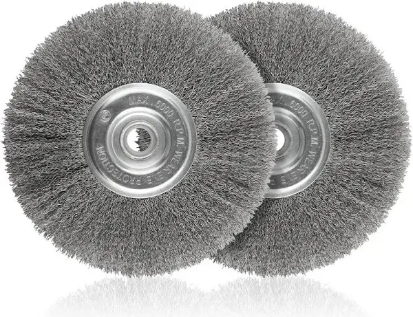 8-Inch Wire Wheel for Bench Grinder