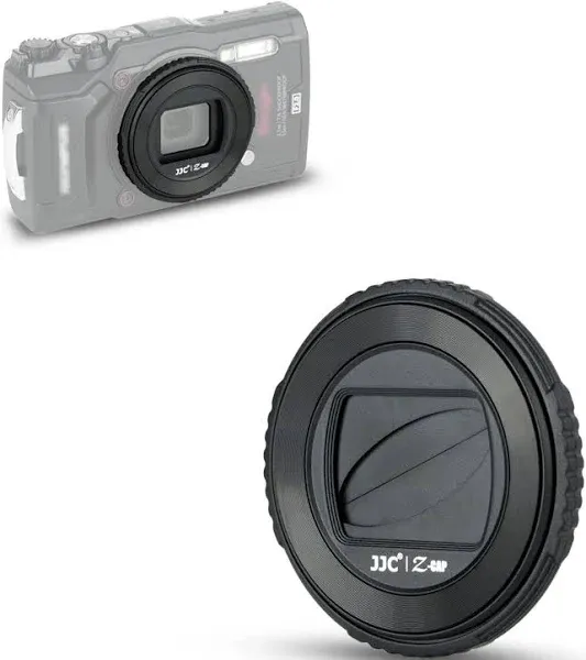 JJC Lens Cap Cover Protector for Olympus TG-6 TG6 TG-5 TG5 TG-4 TG4 TG