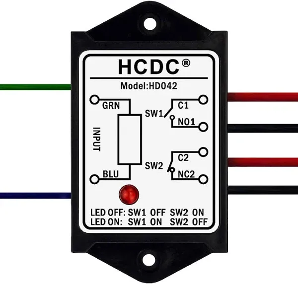 DPST 1NO 1NC 8 Amp Power Relay Module