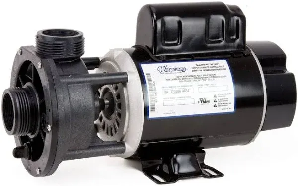 Waterway Plastics 3420310-15 3/4 hp 115V 2-Speed Spa Pump 1 2" Center Discharge