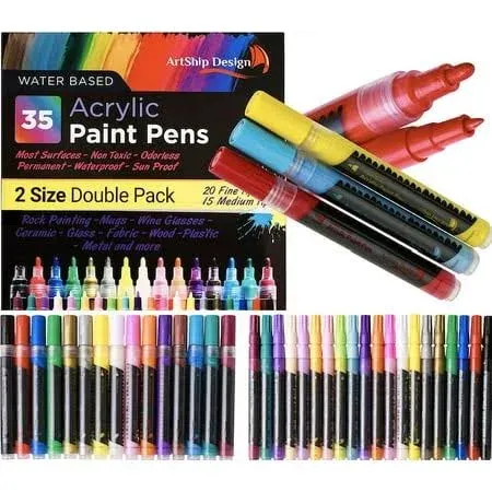 Artship Design 35 Premium Acrylic Paint Pens