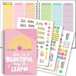 Hadley Designs Pink Undated Teacher Planner and Lesson Plan Book