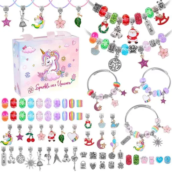 ELLENER Christmas Gifts for Girls Bracelet Making Kit