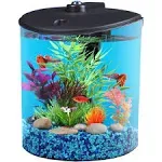 AquaView 1.5-Gallon Fish Tank with LED Lighting and Power Filter 