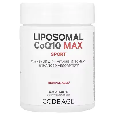 Codeage, Liposomal CoQ10 Max, Sport , 60 Capsules