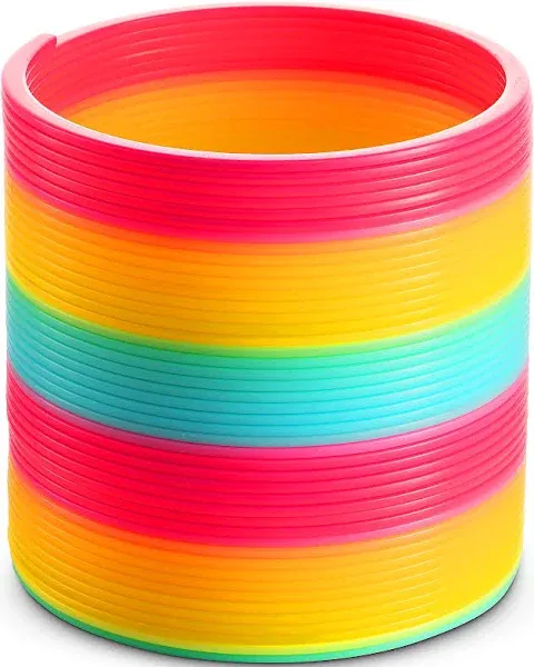 Bedwina Jumbo Rainbow Coil Spring Toy 6 Inch giant Magic Spring Toys for Kid