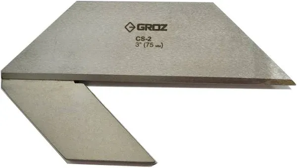 Groz Center Square Hardened Steel 3"