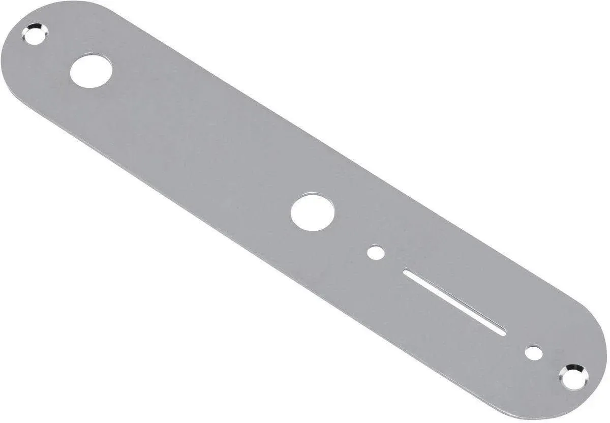 NEW - Genuine Fender Roadworn Control Plate For Tele, CHROME - 099-7213-000