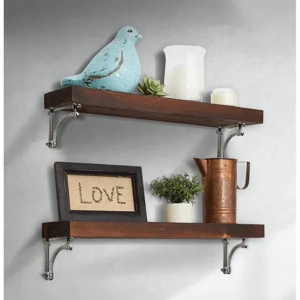 NACH Half Round Wall Mount Shelf Bracket Decorative Brackets for Shelving