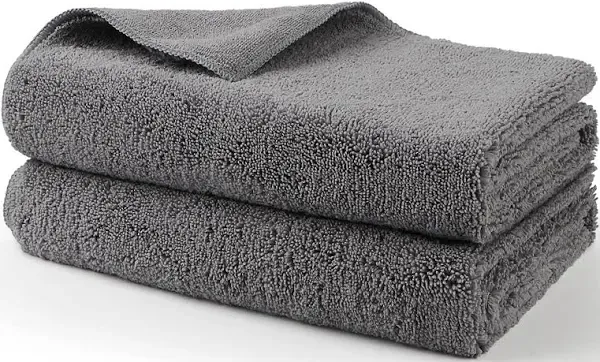 Professional Large Microfiber Car Drying Towels 2 Pack, Lint Free, Scra