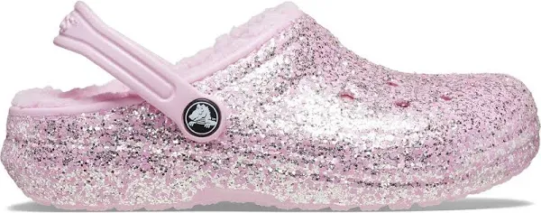 Crocs Toddler and Classic Glitter Lined Clog