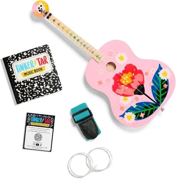 Tinker Tar Floral 1 String Guitar For Kids