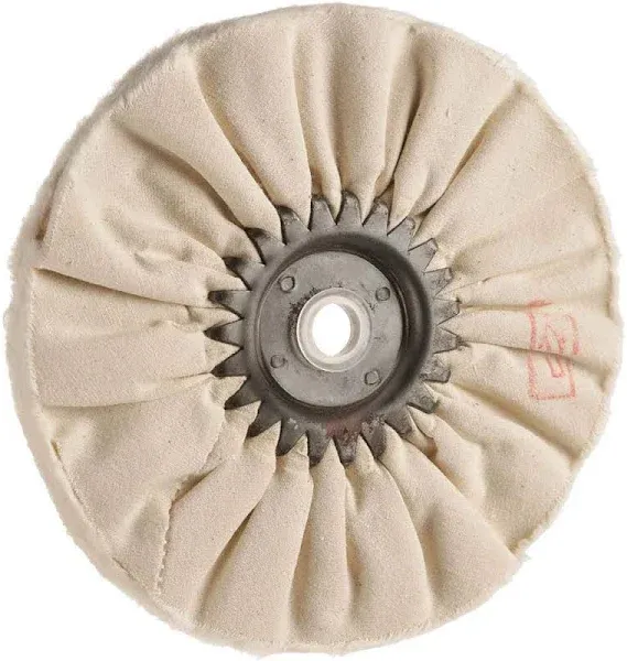 6" x 12 Ply x 1/2" Airway Soft Buff Wheel, 3500 RPM