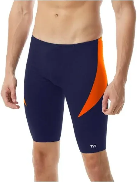 TYR Men's Durafast Elite Curve Splice Jammer Swimsuit