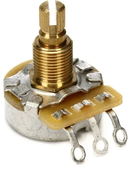 Fender 500K, Split Shaft Potentiometer for Volume or Tone