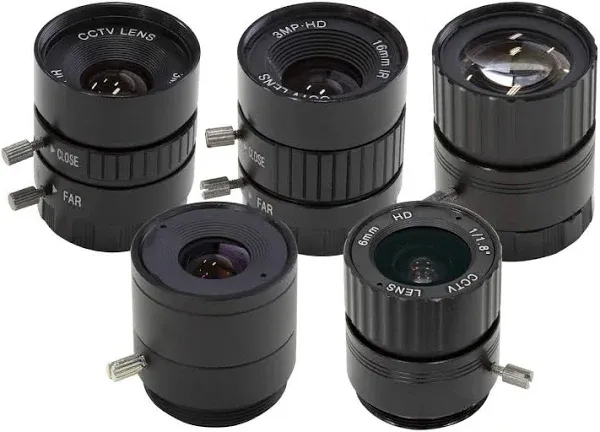 EPDJ Products CS-Mount Lens Kit for Raspberry Pi HQ Camera