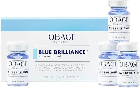 Triple Acid Peels OBAGI multi 4pk 0.27oz Clinical Blue Brilliance