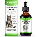 Netwik Cat Constipation Relief, Constipation Relief for Cat, Cat Laxative Constipation Relief, 100% Natural Cat Laxative with 6 Probiotics Cat Stool