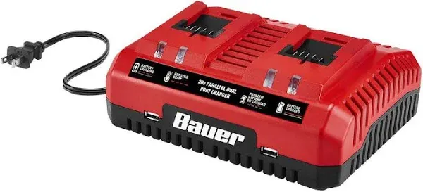 Bauer 20V Dual-Port Charger