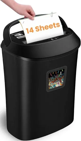 VidaTeco 14-Sheet Cross-Cut Shredder