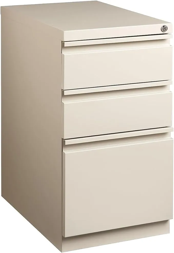 Staples 3-Drawer Mobile Pedestal File Cabinet