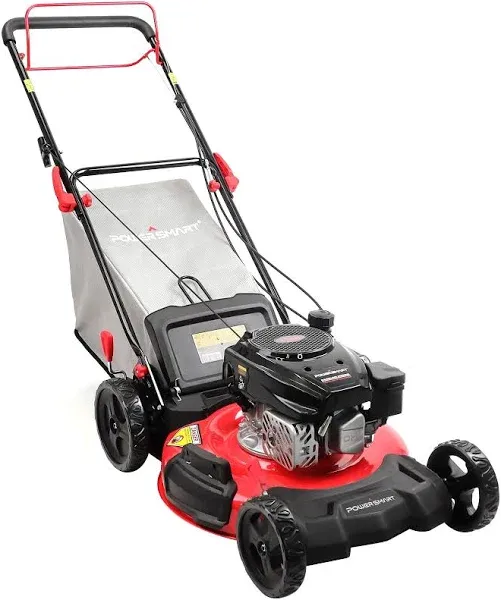 PowerSmart Self Propelled Gas Lawn Mower 21in. 170cc Gas Engine 3-in-1