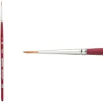 Princeton Velvetouch Series 3950 Synthetic Brush - Round, Size 1