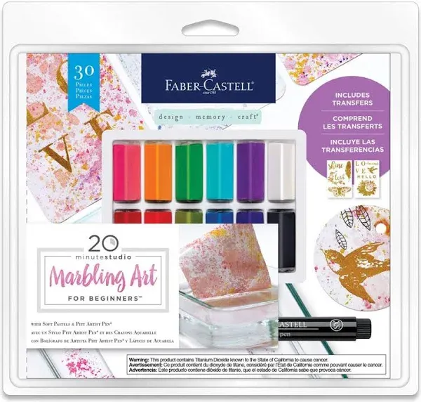 Faber-Castell Studio Marbling Art for Beginners