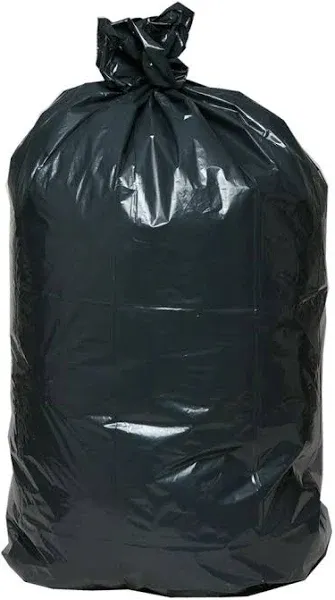 Genuine Joe 45 Gal Black Linear Low-Density Bags