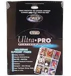 Ultra PRO: Platinum Hologram Standard 9-Pocket Pages - 3-Holes (100-Pack)