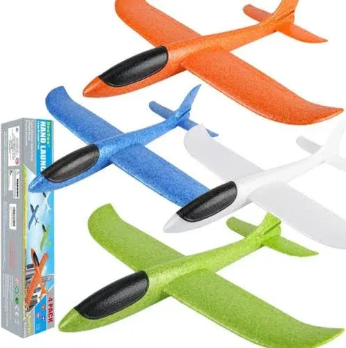 BooTaa 4 Pack Airplane Toys