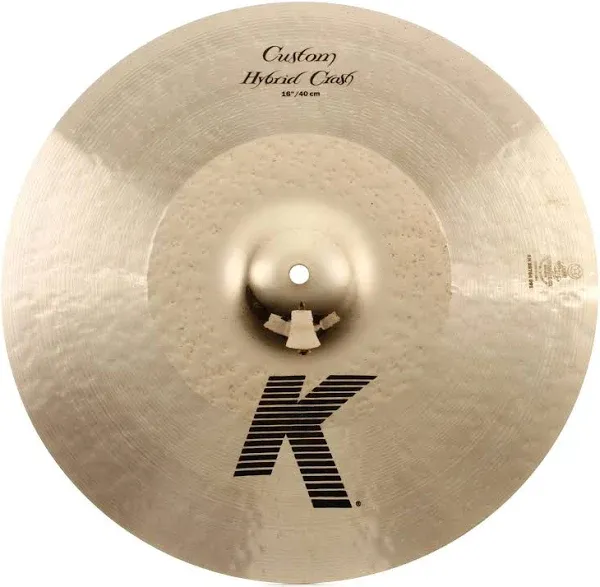 ZildJIAN K1216 16" K Custom Series Hybrid Crash Thin Drumset