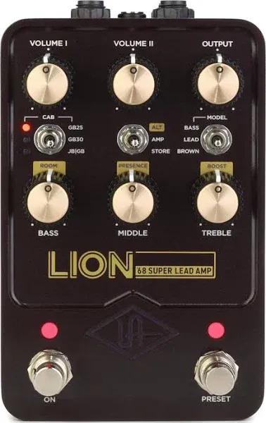 Universal Audio UAFX Lion &#039;68 Super Lead Amp Pedal and Seymour Duncan PowerStage