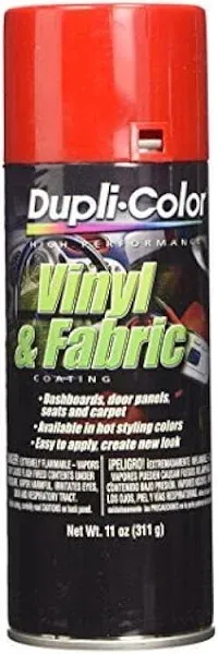 Duplicolor HVP100 Vinyl &amp; Fabric Spray High Performance Red 11 Oz. Aerosol