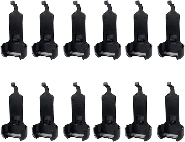 12 pcs Original Walkie Talkie Belt Clip Compatible with Two Way Radio LUITON LT-316 WLN KD-C1 Retevis RT22 Zastone X6 NKTECH NK-U1 Zeadio ZS-B1 TIDRADIO TD-M8 RADTEL RT-10 RADIODDITY R1