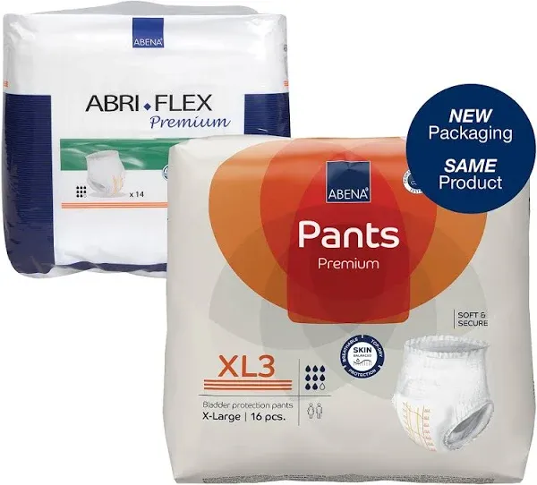 Abena Pants, Premium Protective Underwear, Level 3, (Medium to Extra Large), Extra Large, 96 Count